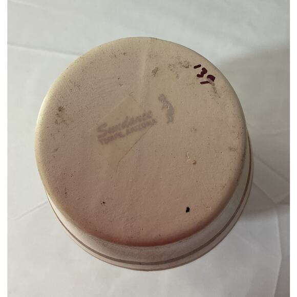 Vintage Hand Crafted Sundance Southwest Pottery Vase By Thora Tempe Arizona - Picture 2 of 8